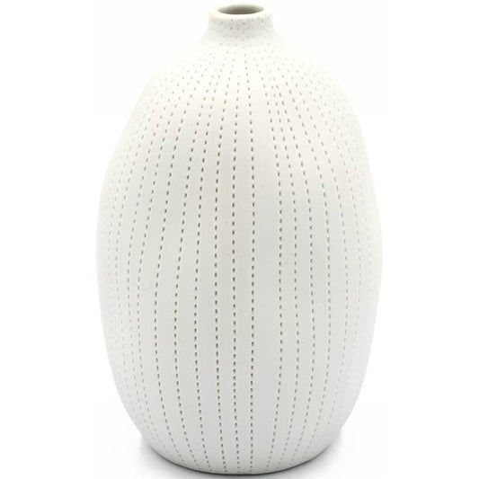 Gugu Large White Dot Vase