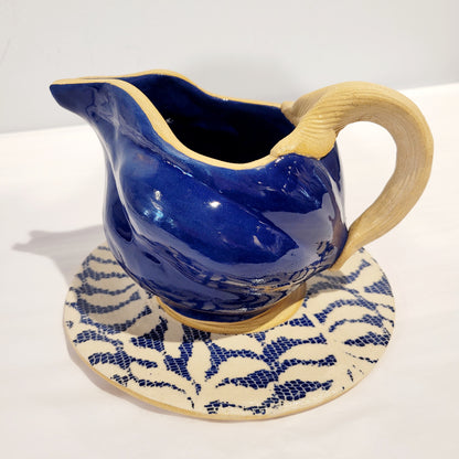 Terrafirma Ceramics - Cobalt Pitcher and Dish