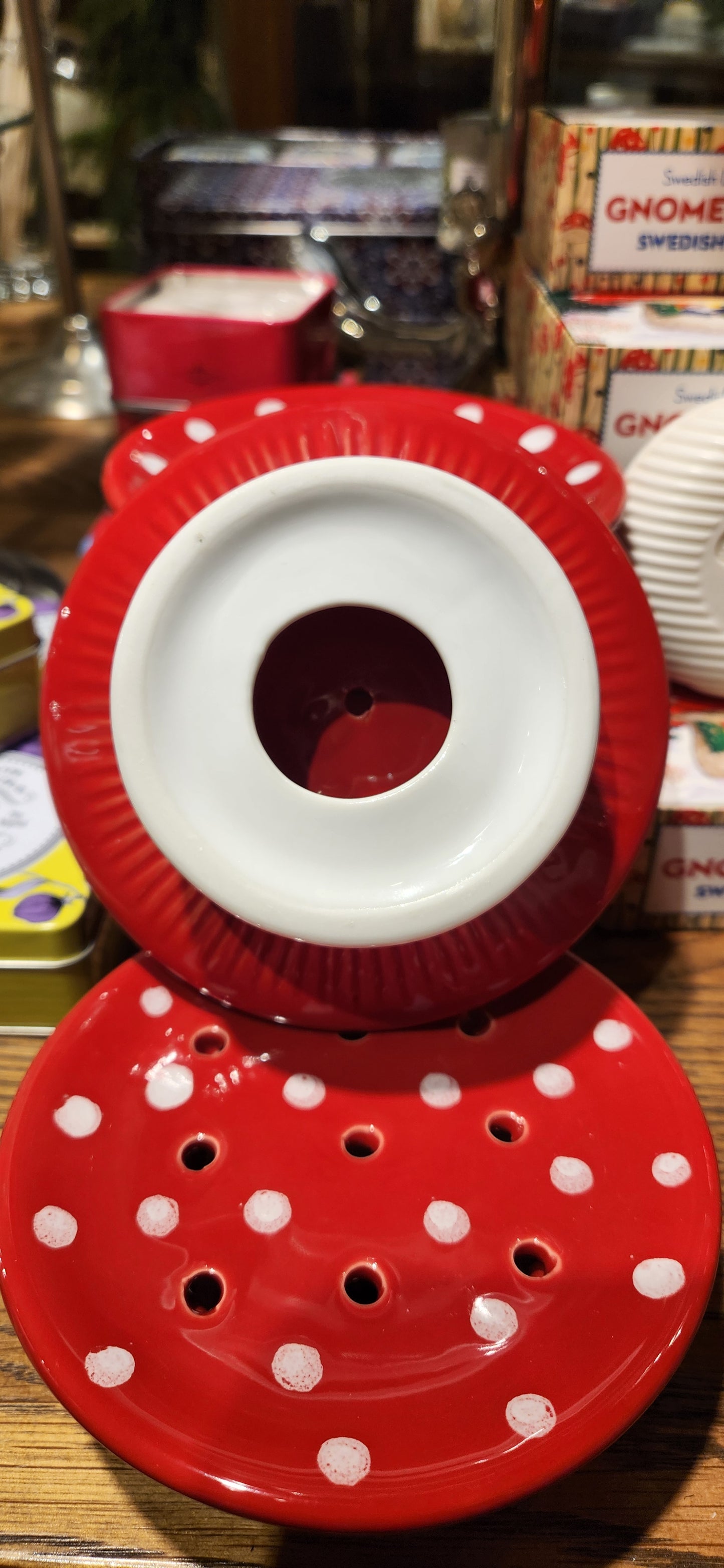 Ceramic Mushroom Soap Dish