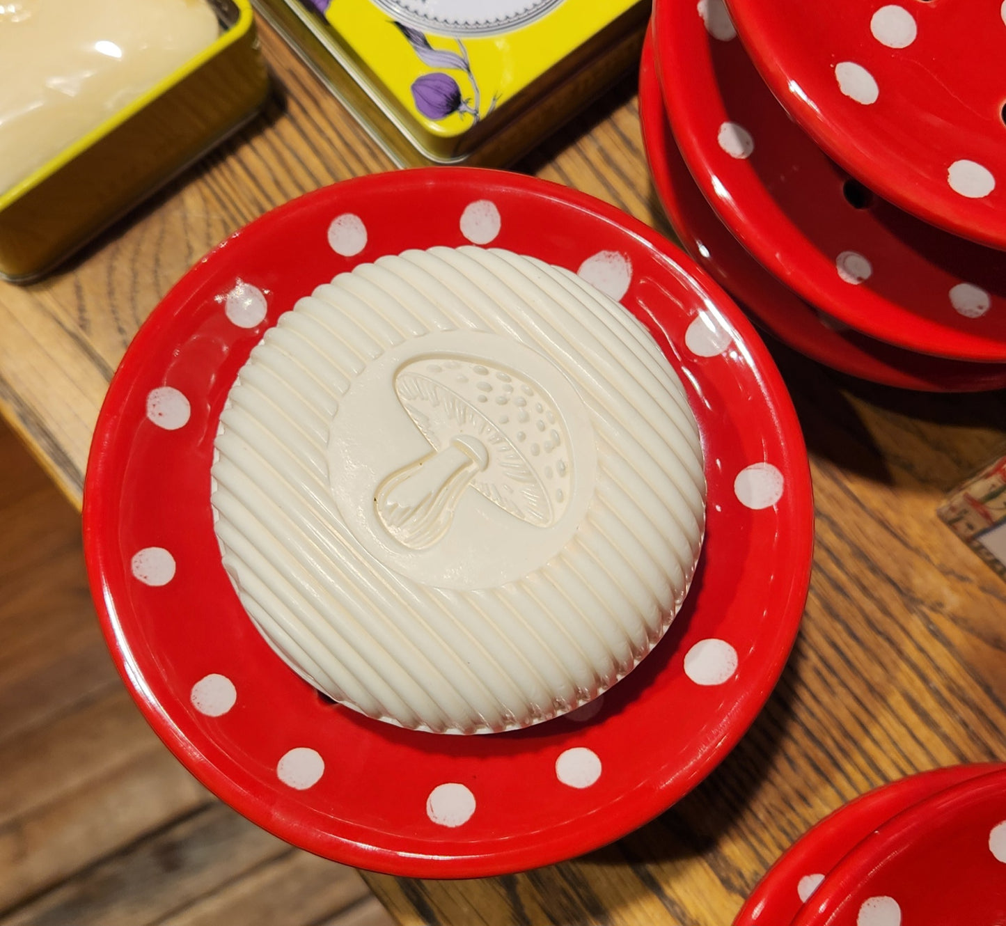 Ceramic Mushroom Soap Dish