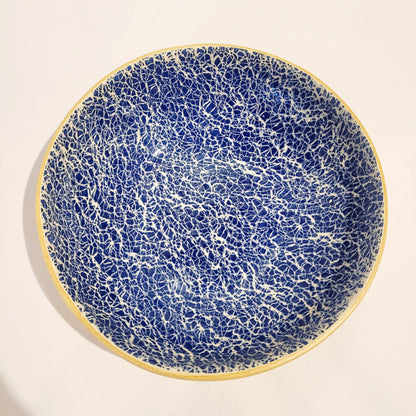 Terrafirma Ceramics - Cobalt Crackle 8” Bowl