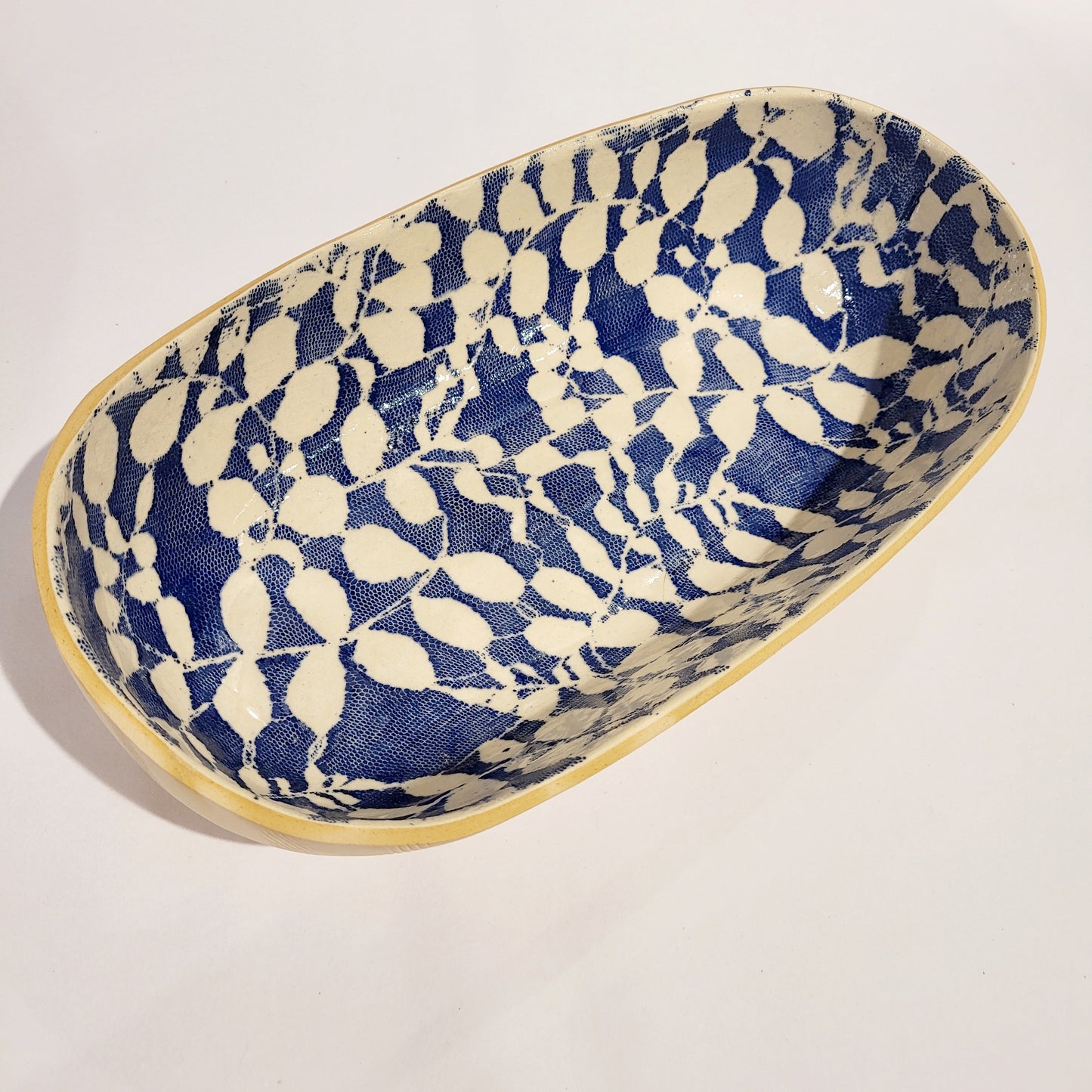 Terrafirma Ceramics - Cobalt Aspen Bread Basket