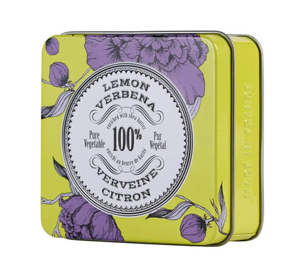 La Chatelaine Lemon Verbena Luxury Soap in Tin, 5.1 oz