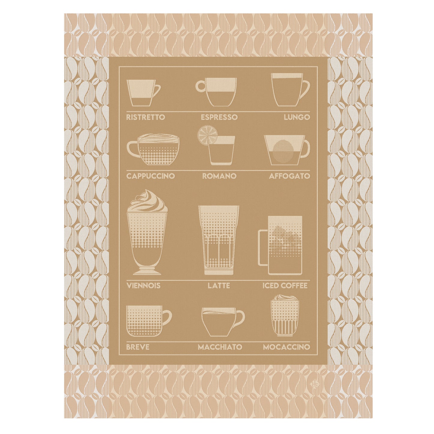 NEW! Barista Beige Tea Towel