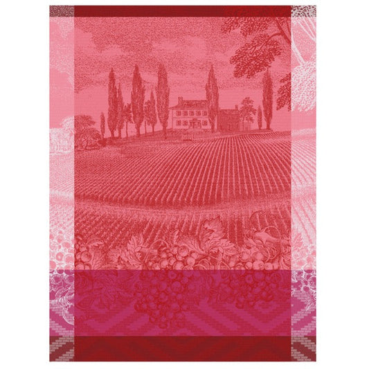 NEW! Vignoble Pink Tea Towel