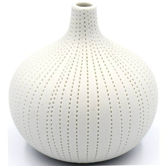 Congo White Large Porcelain Bud Vase