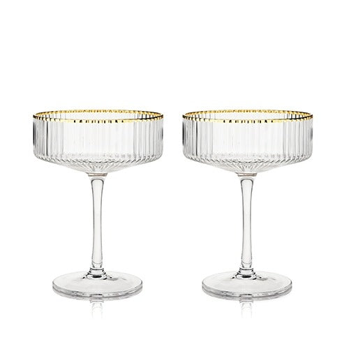 Clicquot Coupes, 11.5 oz, Set of 2