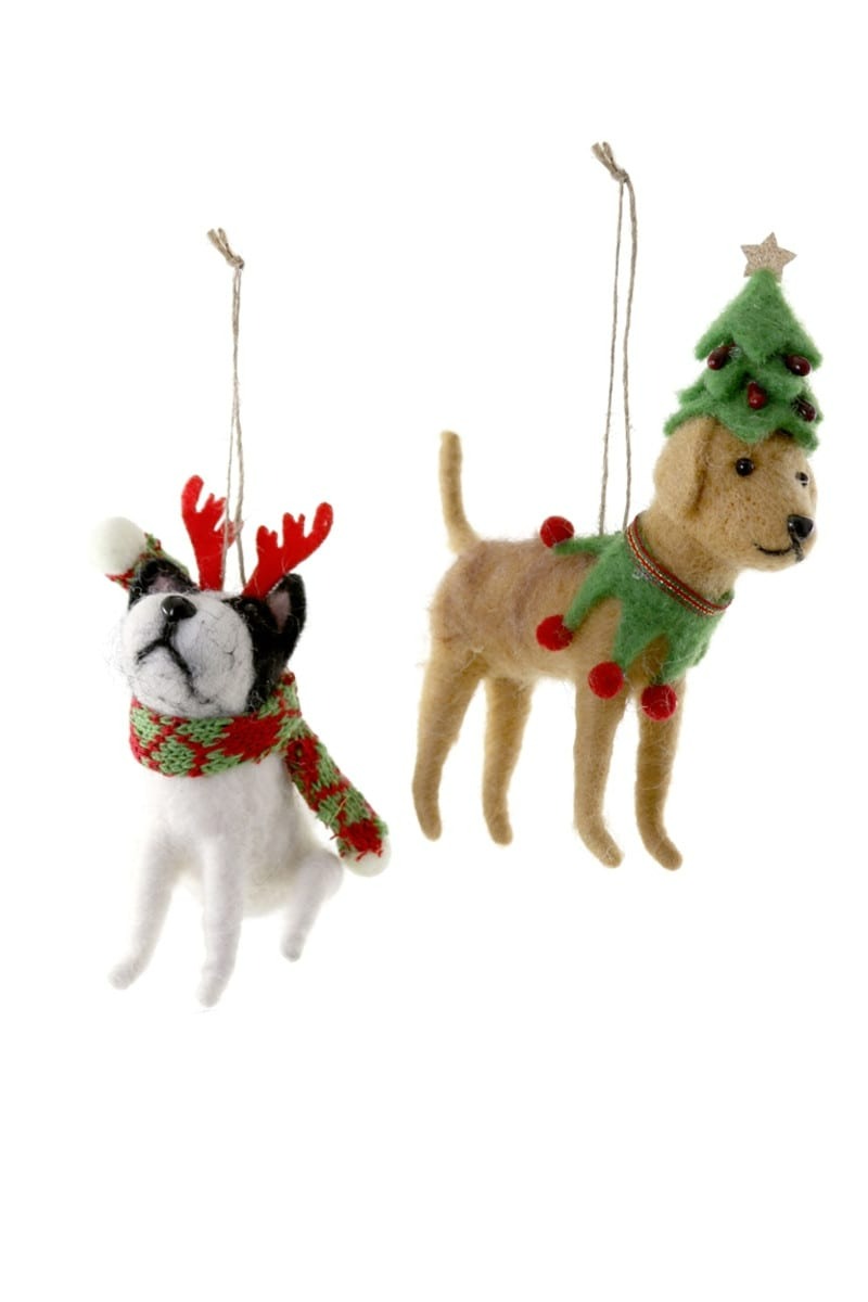 Felt Friends Holiday Dogs