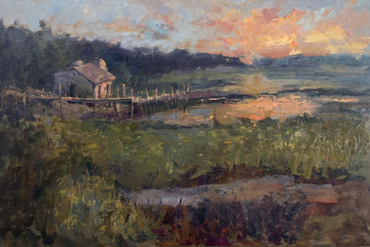 Last Light on the Marsh, Lynn Mehta