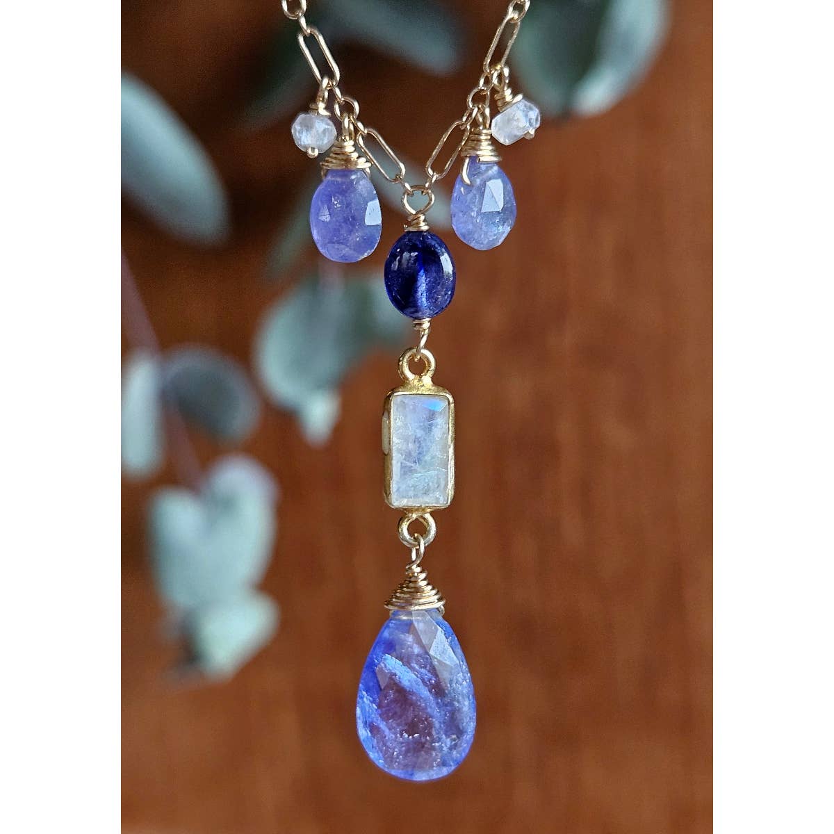 Tanzanite and Sapphire Necklace