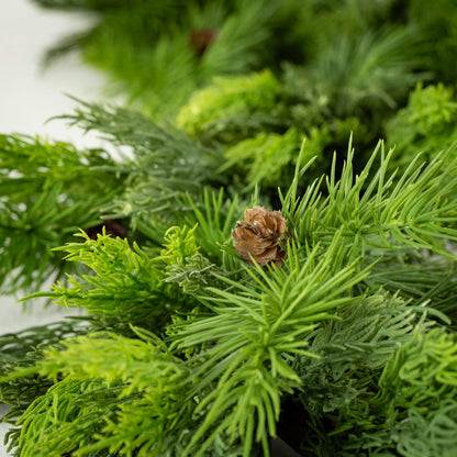 Lush Green Cedar Garland 6 ft