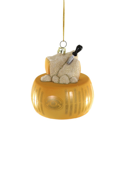 Wheel of Parmigiano Reggiano Cheese Ornament