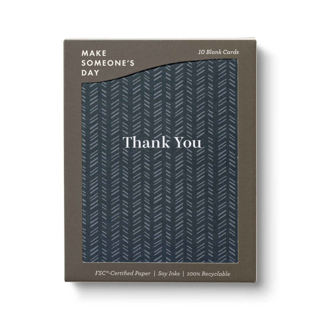 Elegant Thank You Cards, Boxed 10