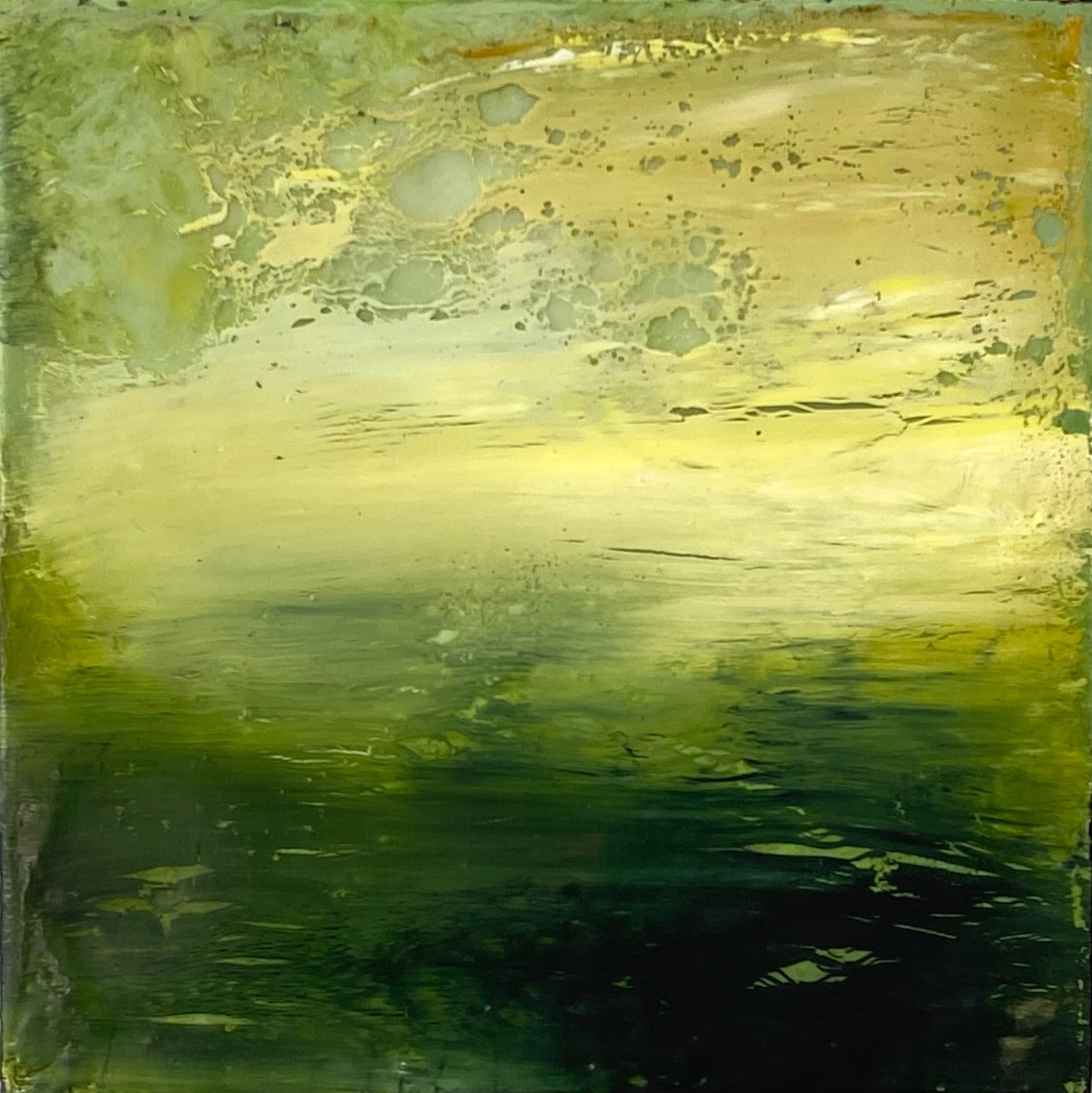 Waxing Landscape in Green, Giselle Gautreau