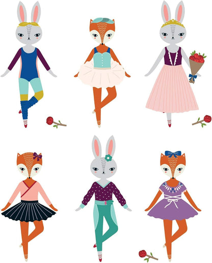 Woodland Ballet: Mix & Match Magnetic Dress-Up