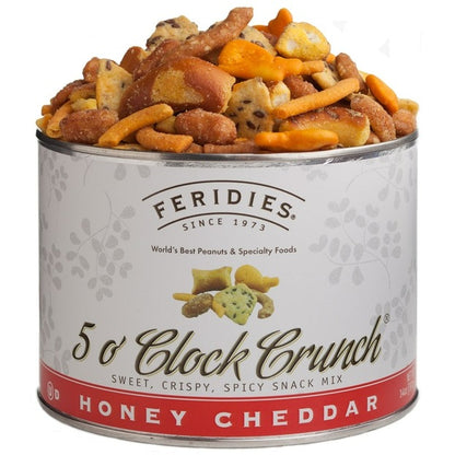 5 O'Clock Crunch Snacks Mix , Large Tin 14 oz.