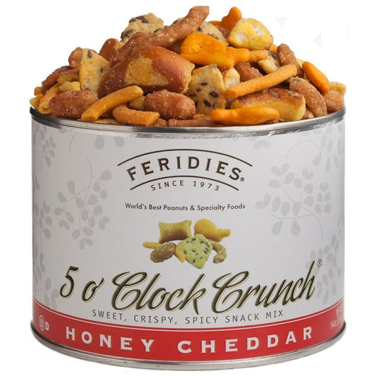 5 O'Clock Crunch Snacks Mix , Large Tin 14 oz.