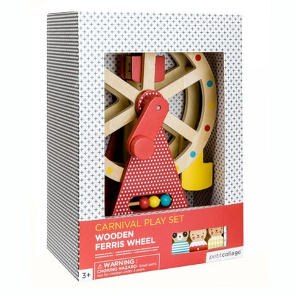 Wooden Ferris Wheel Carnival Play Set