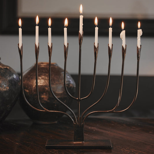 Menorah Candelabro, by Jan Barboglio