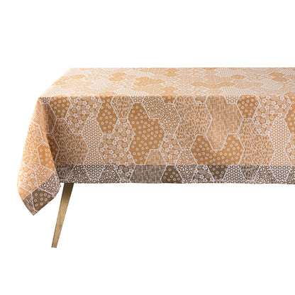 NEW! Wagara Beige Coated Tablecloth