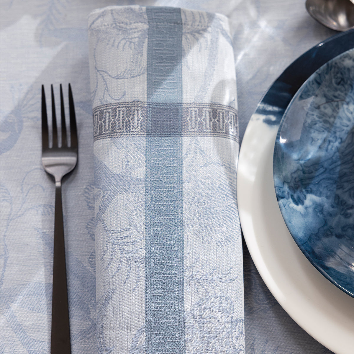 NEW! A L’Orangerie Blue Linen