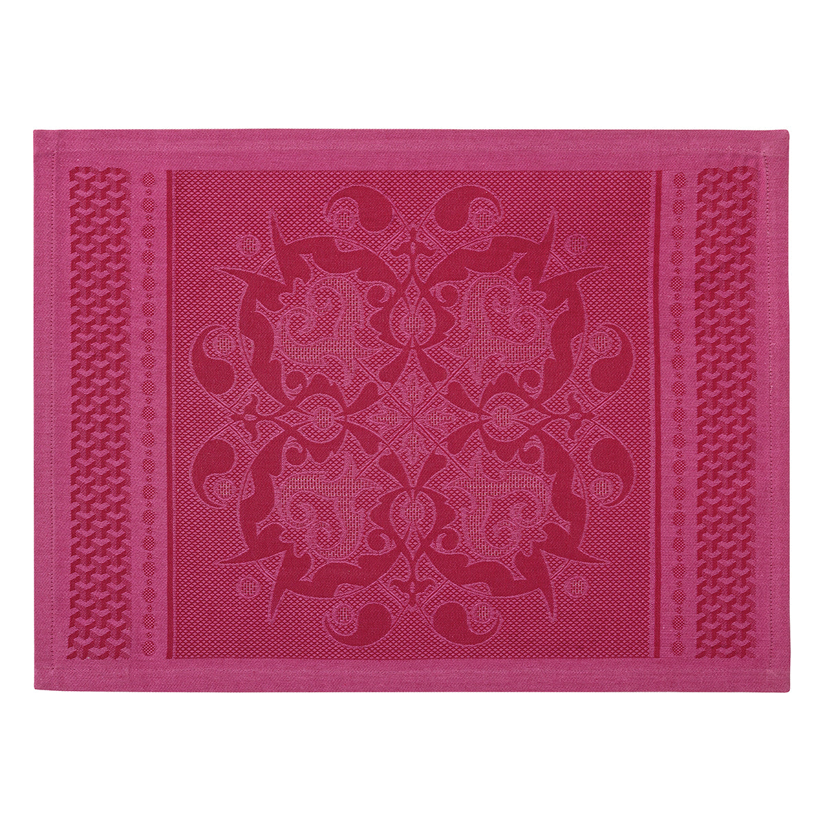 New! Palais Venetian Pink Magenta Cotton Tablecloth