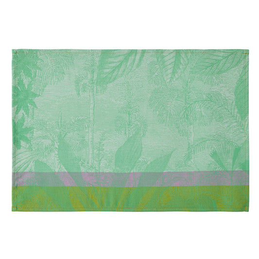 NEW! Sinharaja Green Placemat COATED, Set of 2