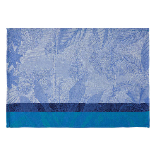 NEW! Sinharaja Blue Placemat COATED, Set of 2