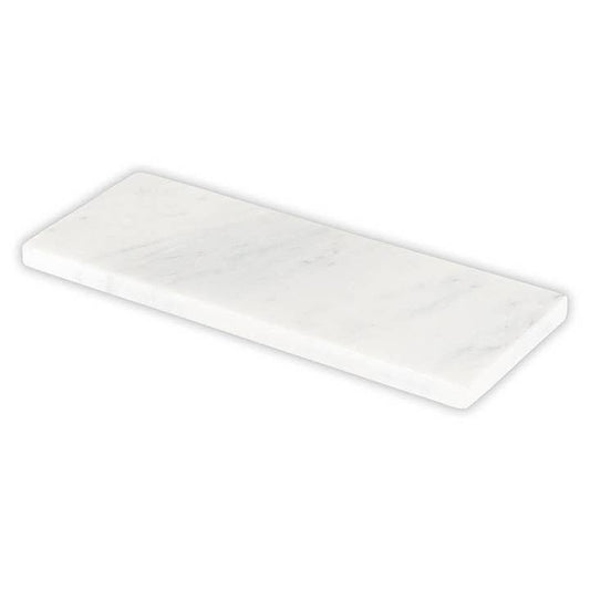 Small White Marble Footed Tray