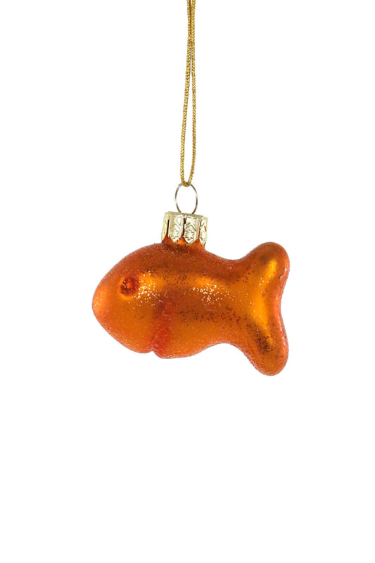 Fish Cracker Glass Ornament